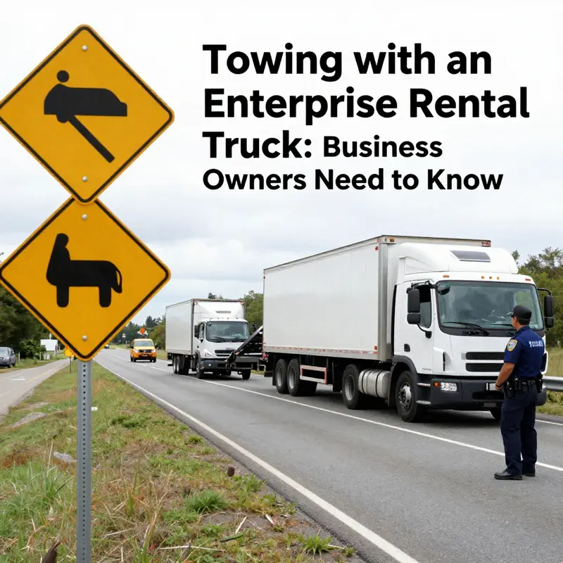 Understanding the towing capacities of different Enterprise rental trucks.