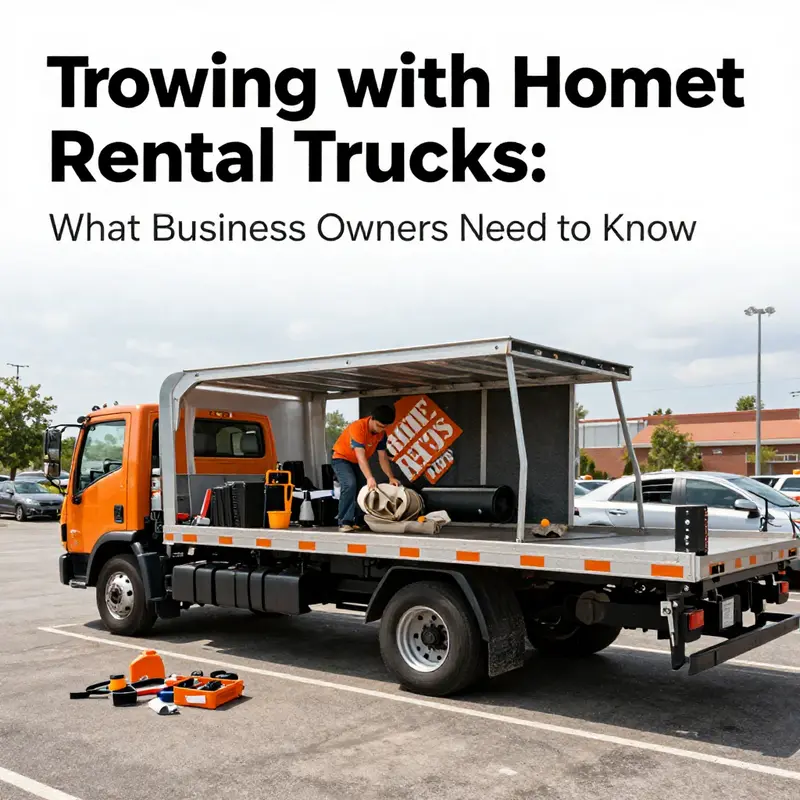 Home Depot offers various truck models, but not all are equipped for towing.