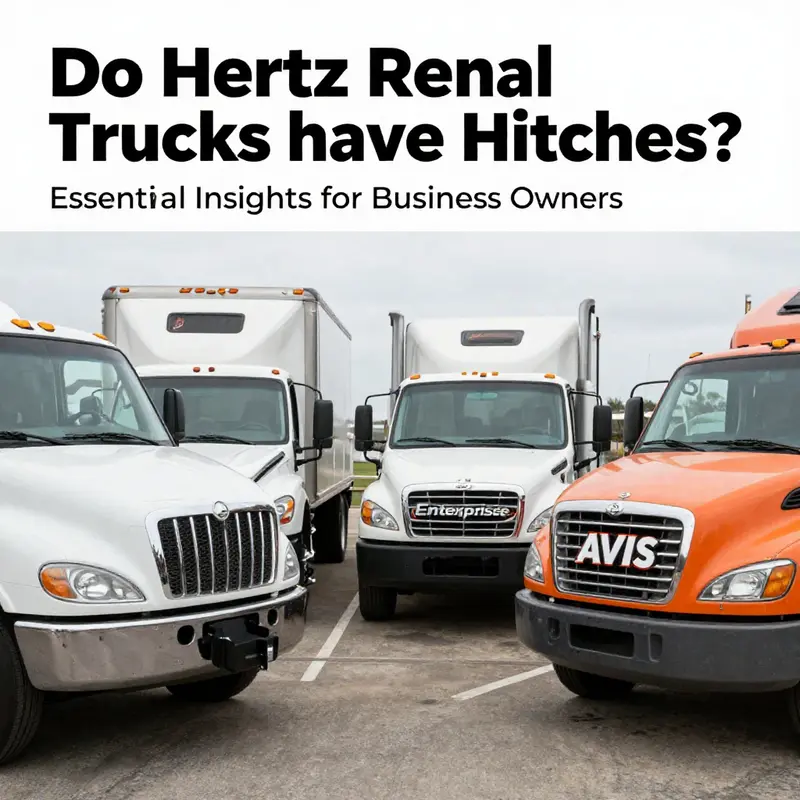 Overview of a Hertz rental truck highlighting its specifications and features.