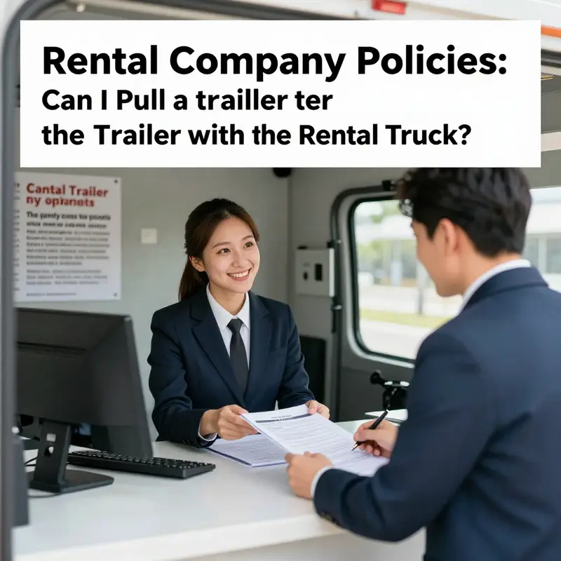 The towing capacity of a rental truck is essential for safe trailer hauling.