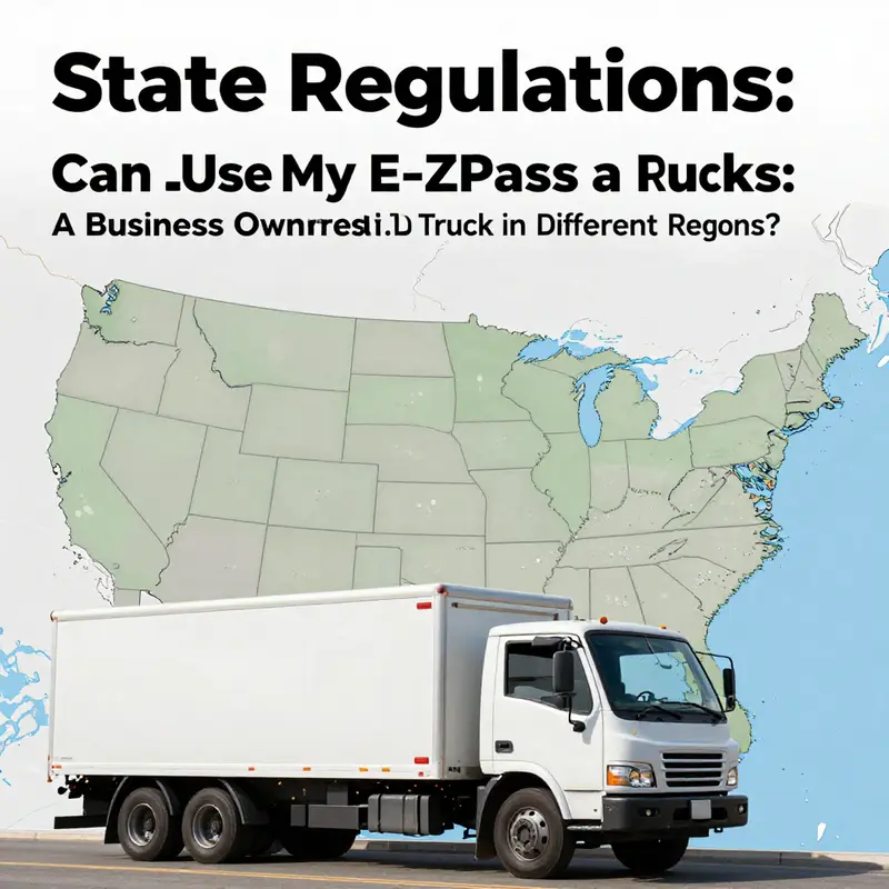Understanding how E-ZPass works with rental trucks for efficient toll payment.