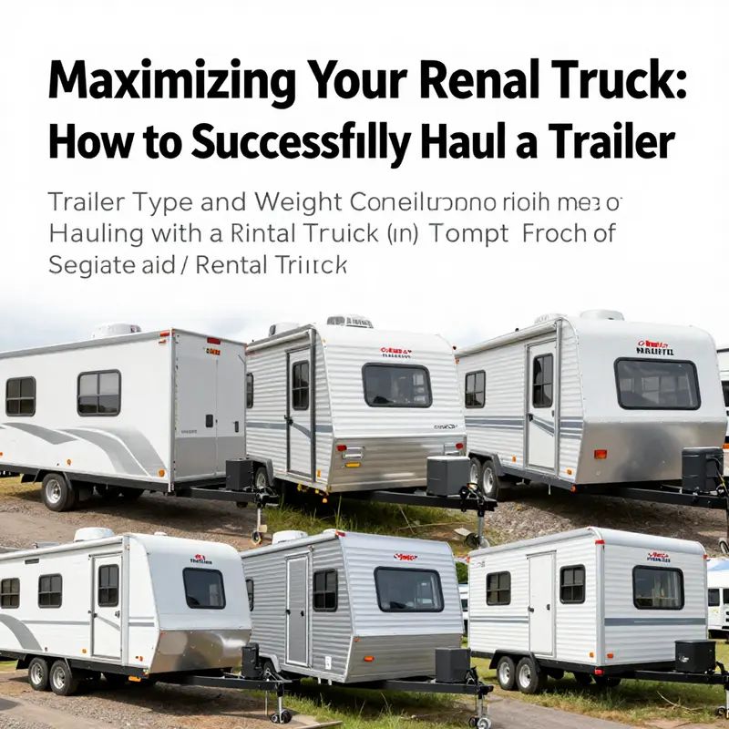 Understanding the compatibility of rental trucks with different trailer types is crucial for safe hauling.