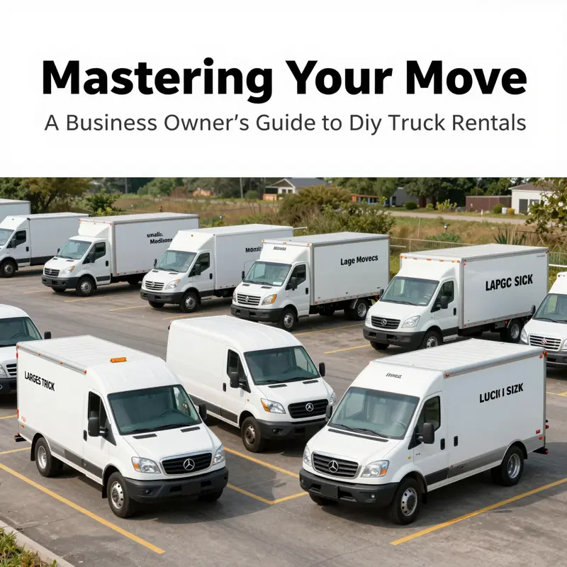 Explore the range of truck sizes available for your DIY move, ensuring you choose the right fit for your needs.