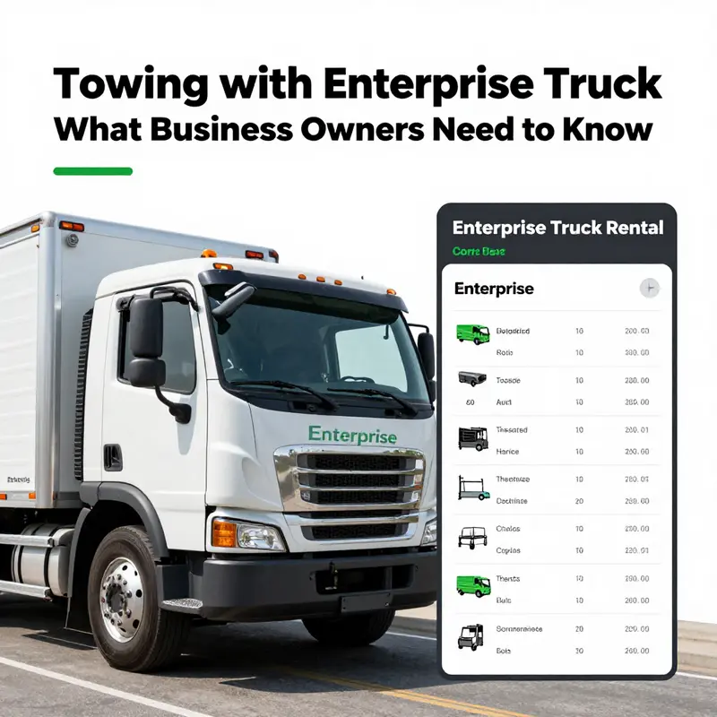 Exploring the towing capabilities of various Enterprise truck models.