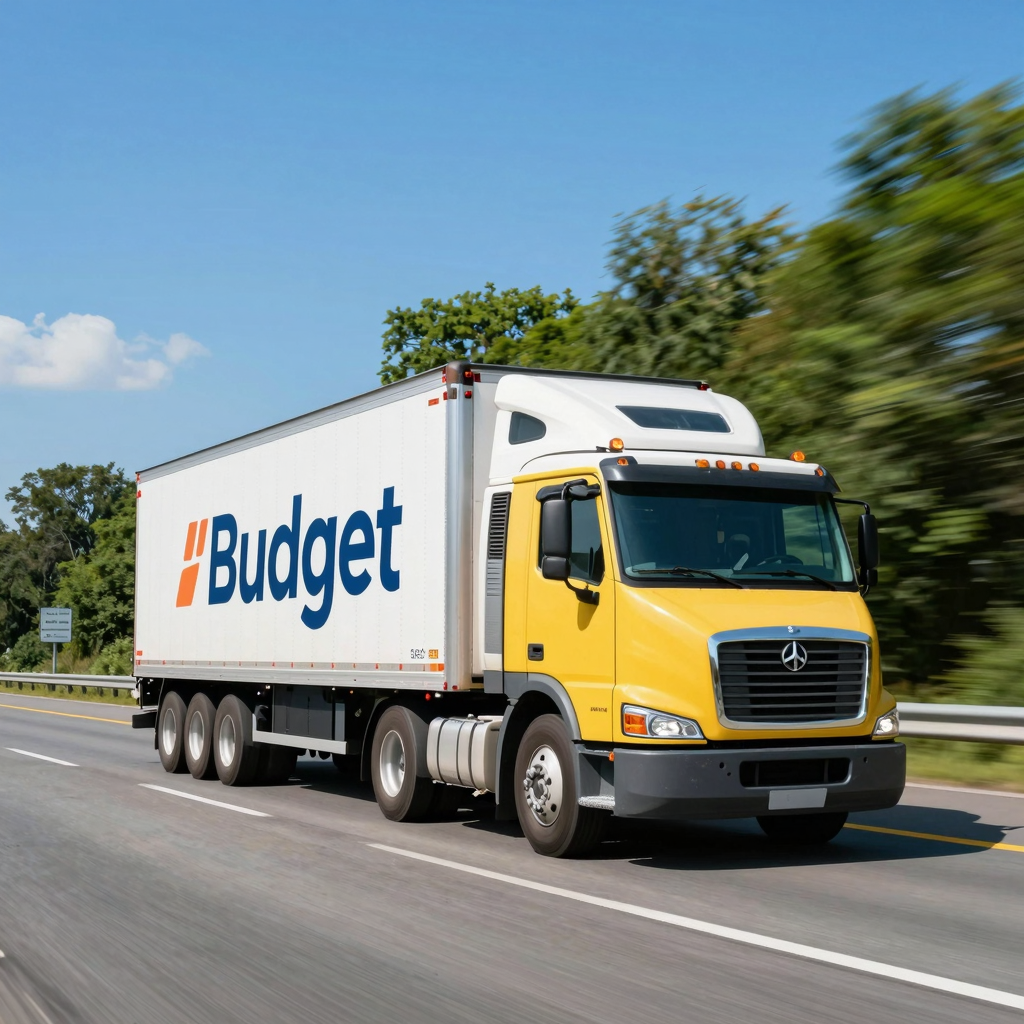 Budget Truck in Action