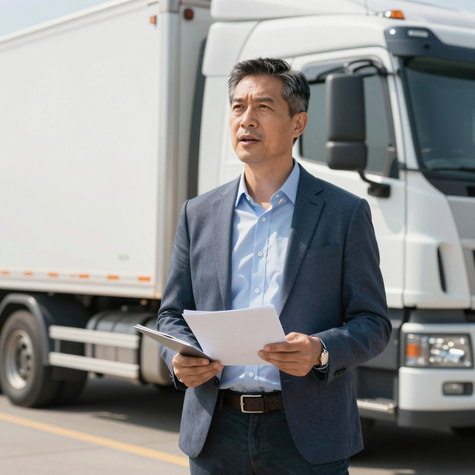 Expert discussing truck rental costs