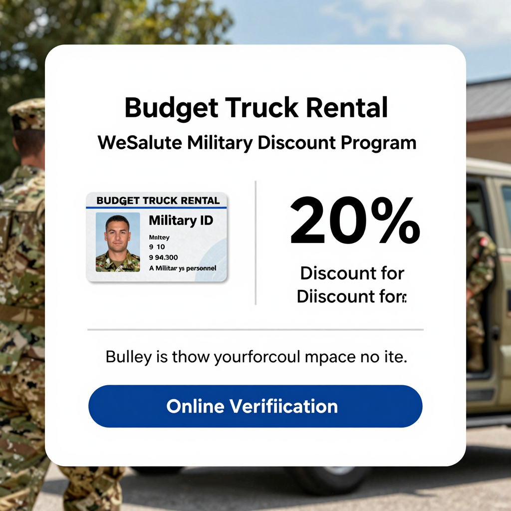 Budget Truck Rental Military Discount