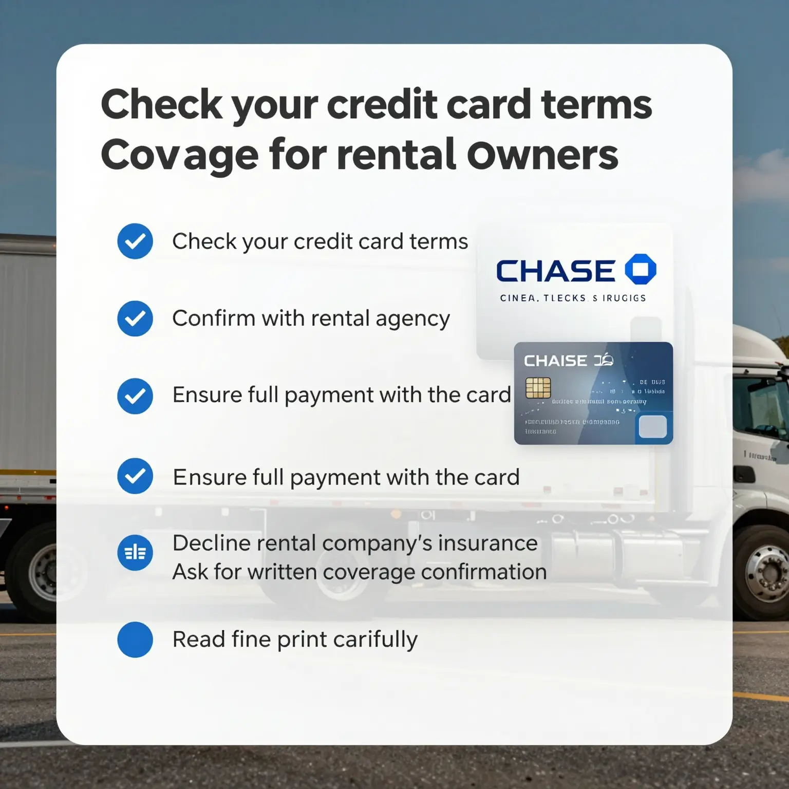 Coverage Checklist