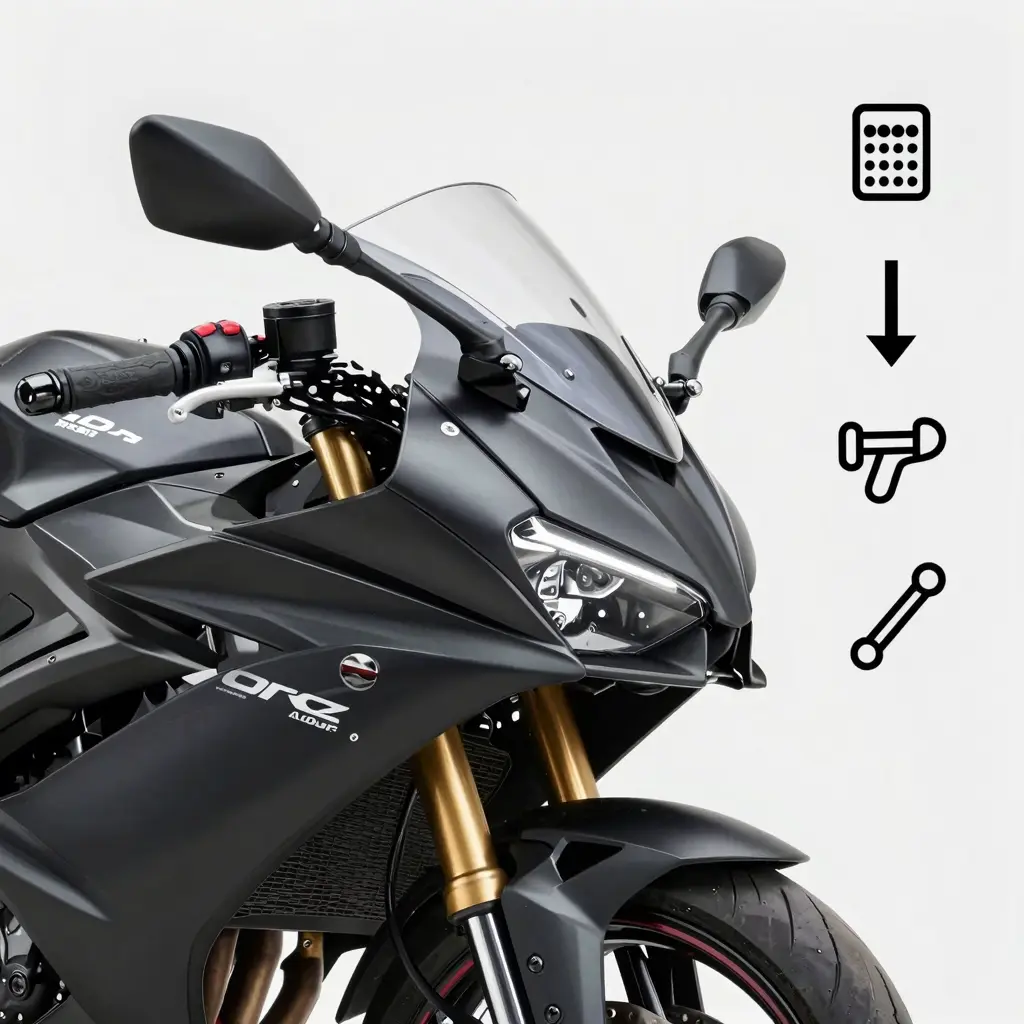 Installation of Motorcycle Fairings